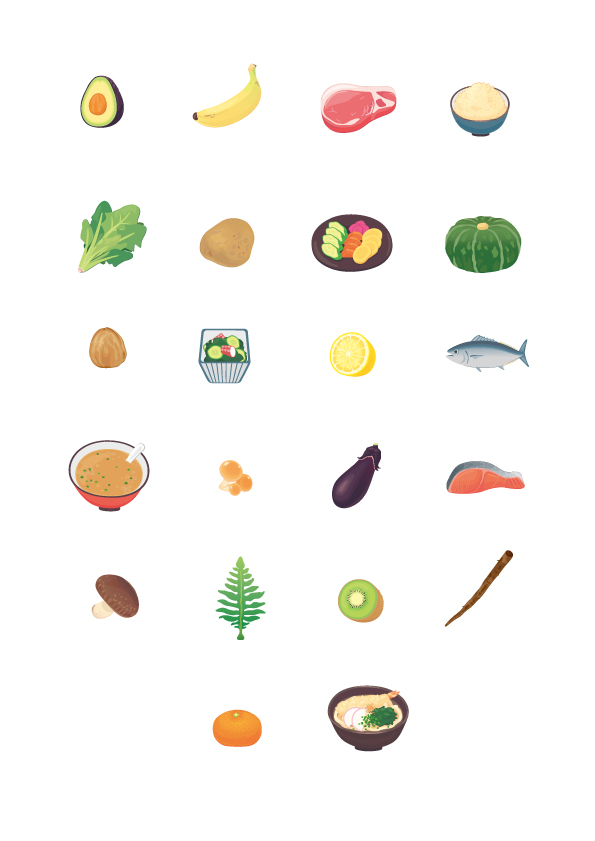 エステティックサロン 遺伝子検査サービス・アドバイスブックイラスト