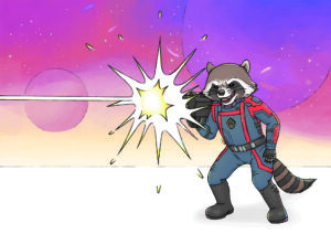 ディズニー『ガーディアンズ・オブ・ギャラクシー：VOLUME 3』公開記念 「ざんねんないきもの事典」～宇宙のいきもの編～特別イラストイラスト