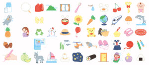 Go!プリンセスプリキュア あいうえお かけたよ!ブック カットイラスト