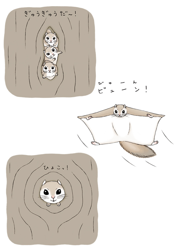 たのしい幼稚園 とってもふしぎ！おどろきのいきもの イラスト抜粋