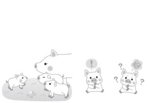 「こぶたのタミー」絵 ページ抜粋