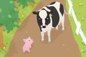 「こぶたのタミー」挿絵