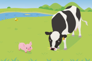 「こぶたのタミー」挿絵