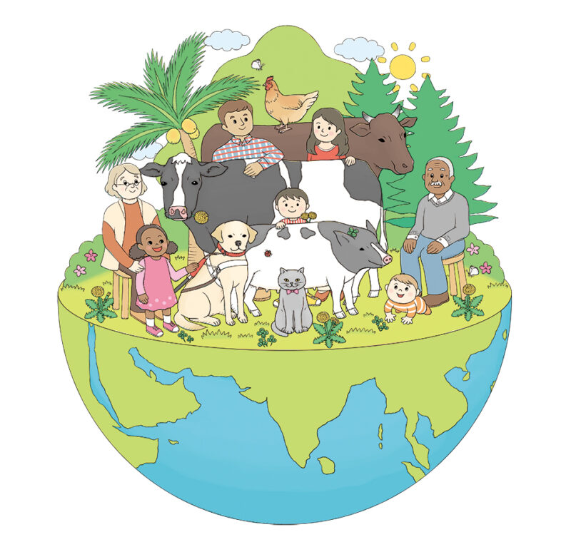 2022カレンダー表紙イラスト